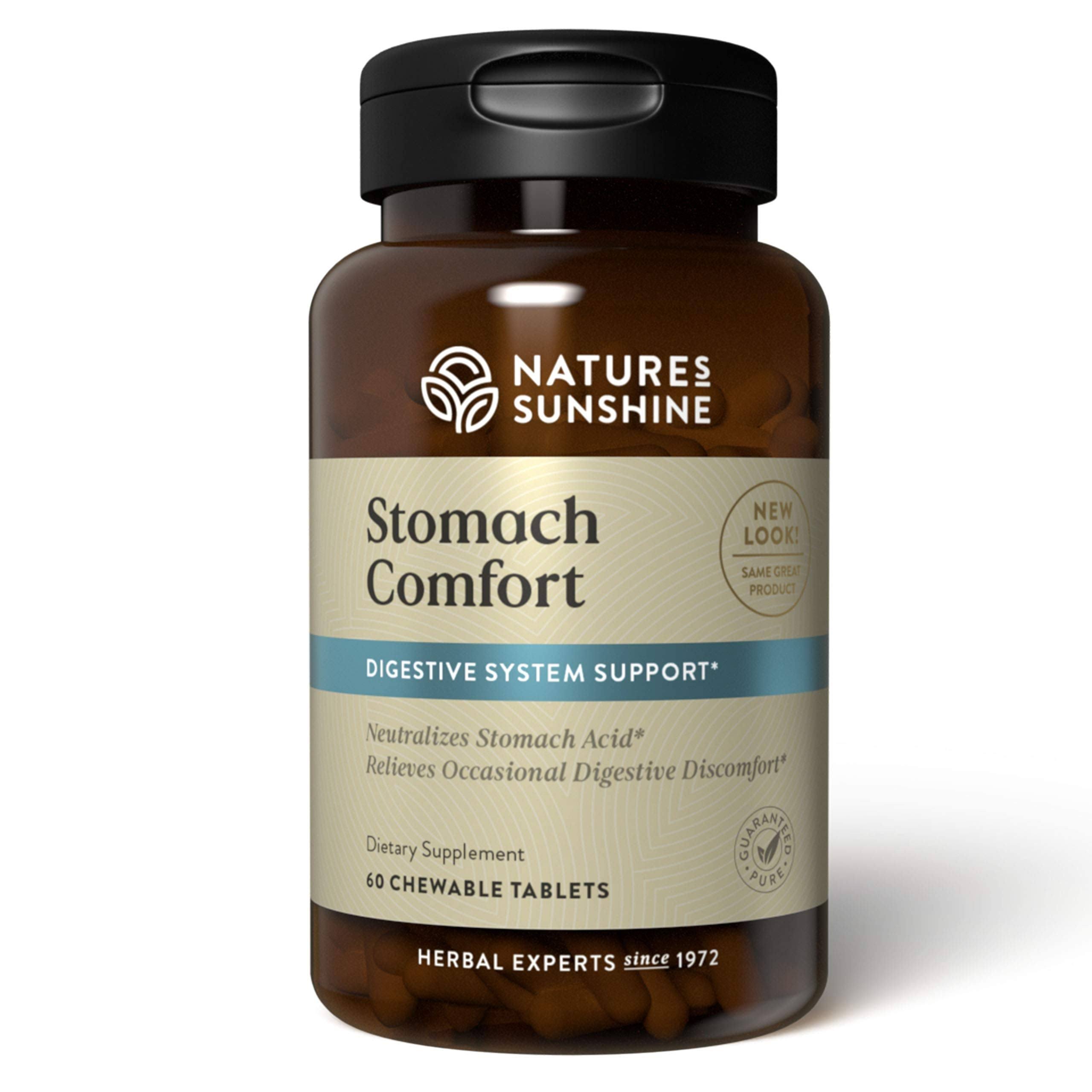 Nature's Sunshine Stomach Comfort Antacid - 60 Tablets