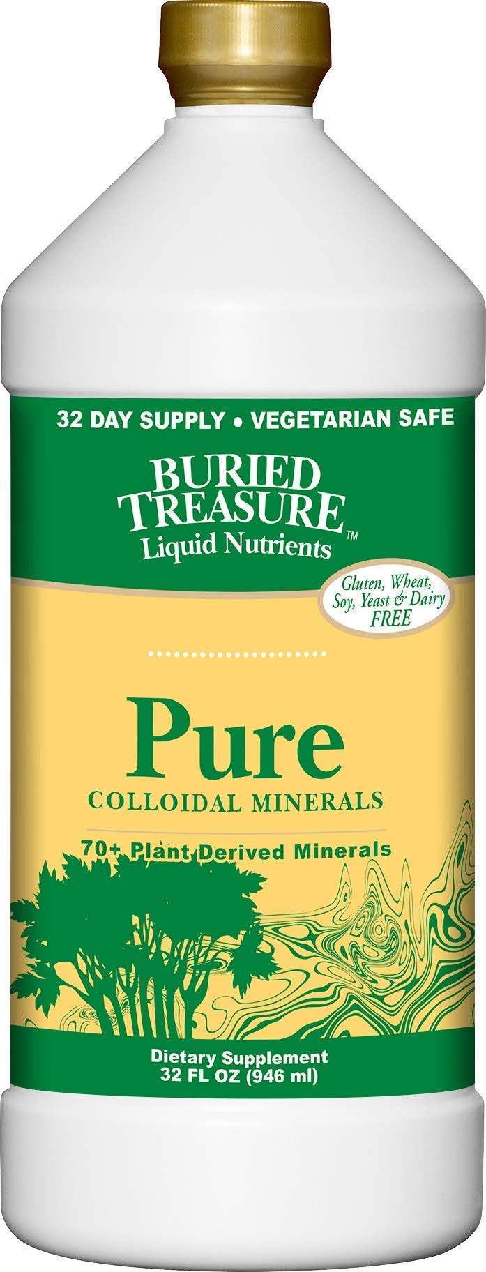 Buried Treasure 70 Plus Plant Derived Pure Colloidal Mineral Supplement