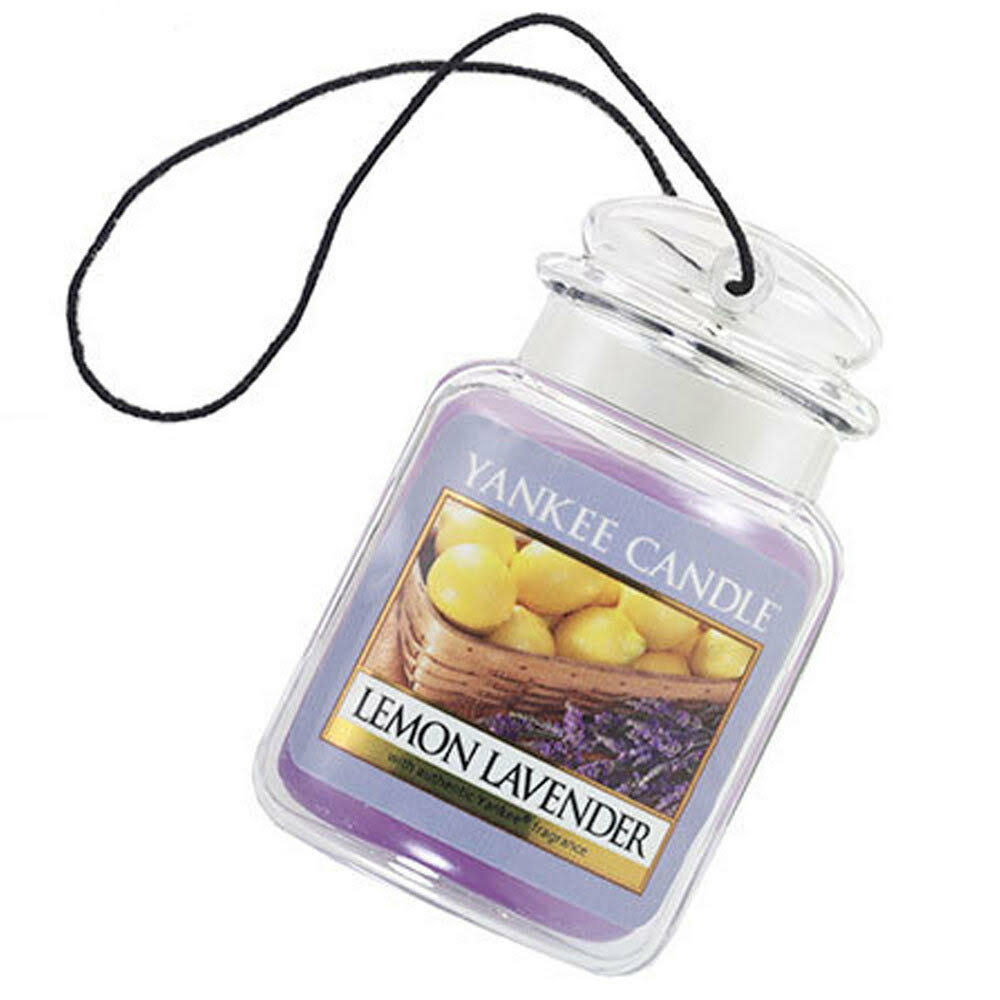 Yankee Candle 1220907 Car Jar Ultimate Air Freshener - Lemon Lavender Scent