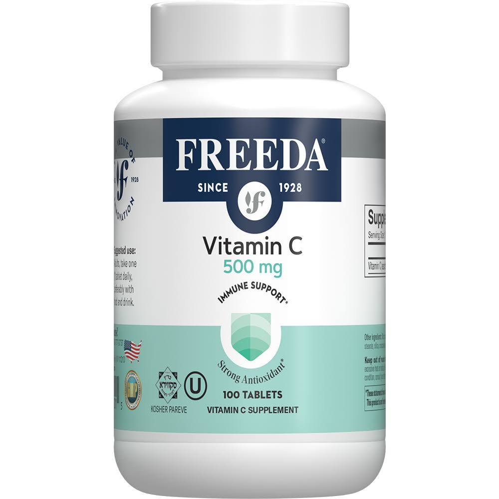 Freeda Pure Vitamin C 500 mg. - 100 Tablets