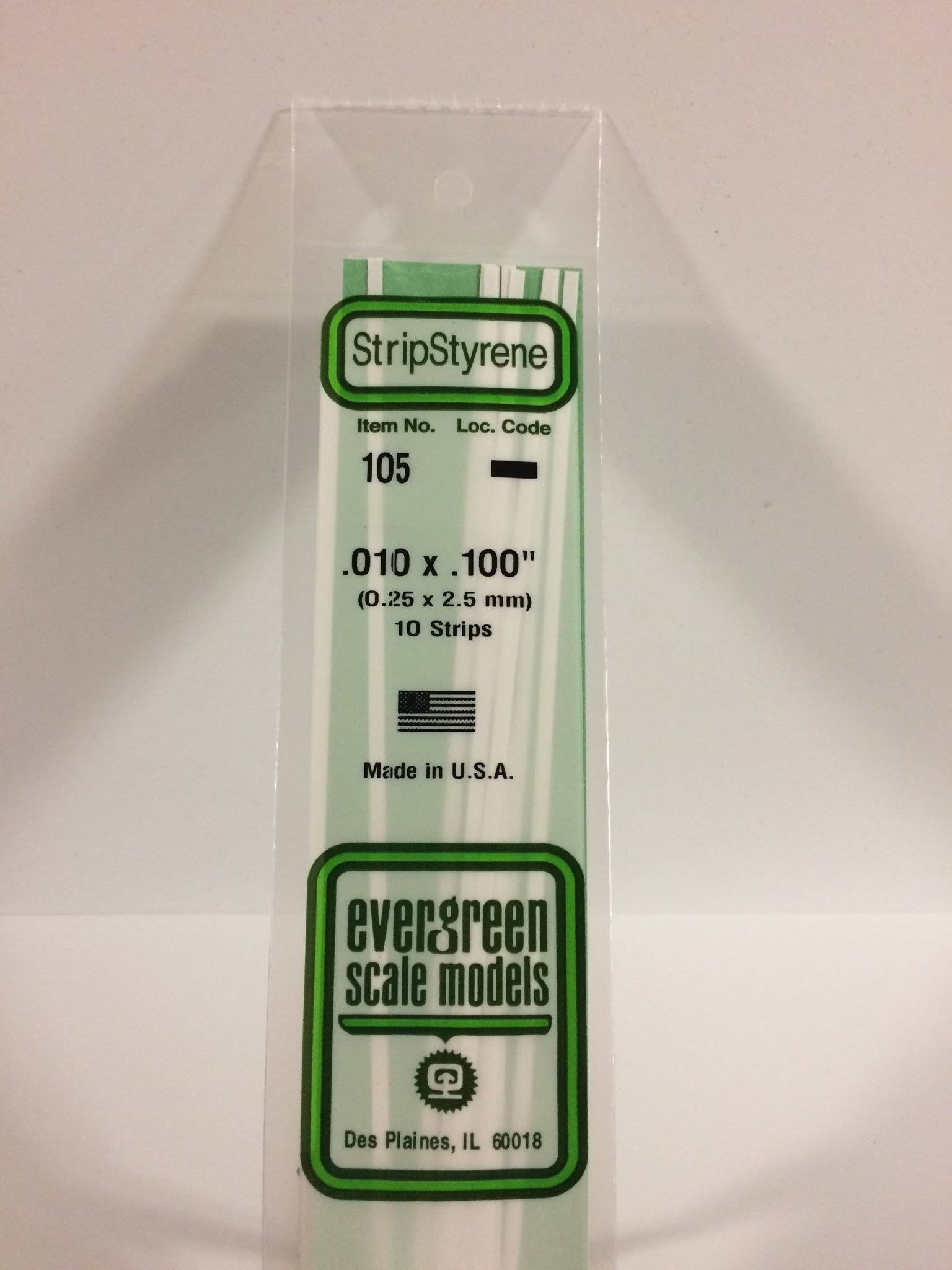Evergreen Strips .010x.100 (10) 105