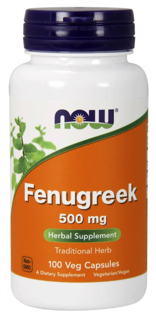 Now Foods Fenugreek - 500mg, 100 Capsules