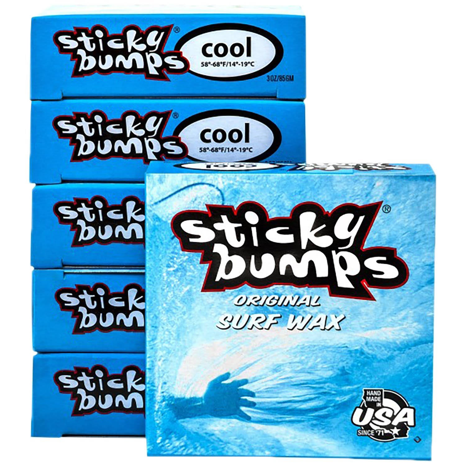Sticky Bumps Cool Surf Wax Box - White