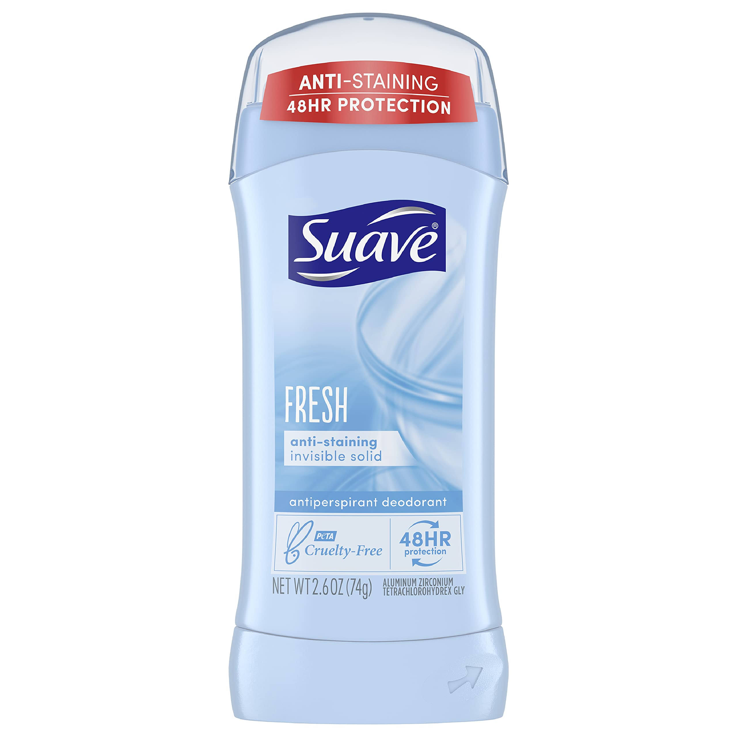 Suave Antiperspirant Deodorant - Fresh Invisible Solid, 2.6oz