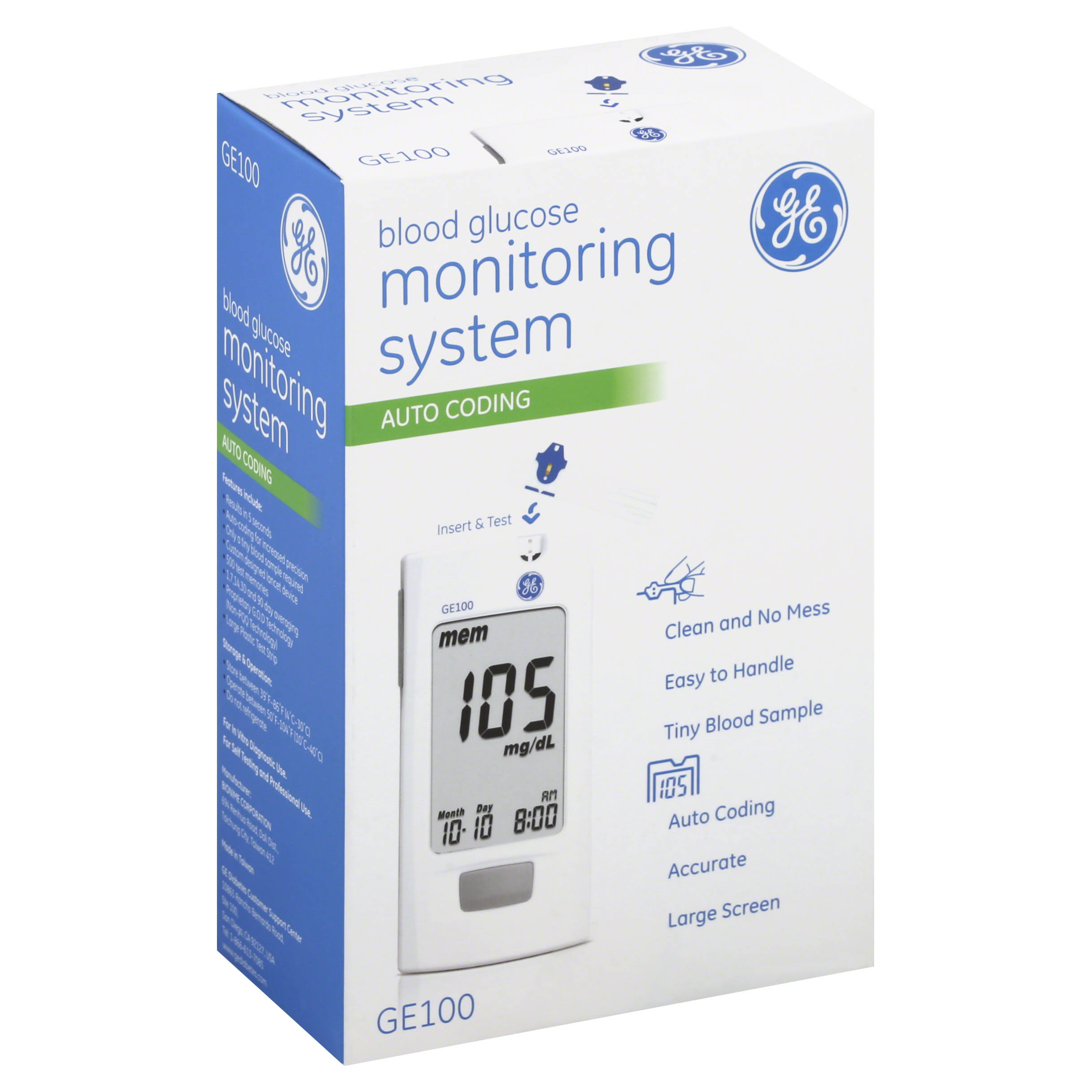 GE Blood Glucose Monitoring System