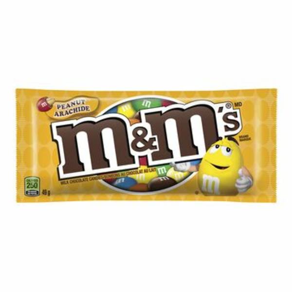 M and M's Chocolate Candy - Peanut Arachide, 49g