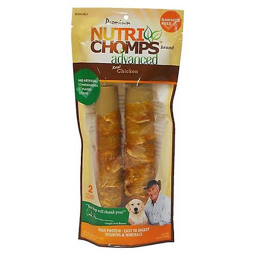 Nutri Chomps Advanced Twists Dog Treat Chicken Flavor - 2 Count