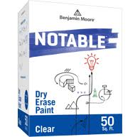 Benjamin Moore Notable Dry Erase Paint Clear 200 Sq. Foot Kit