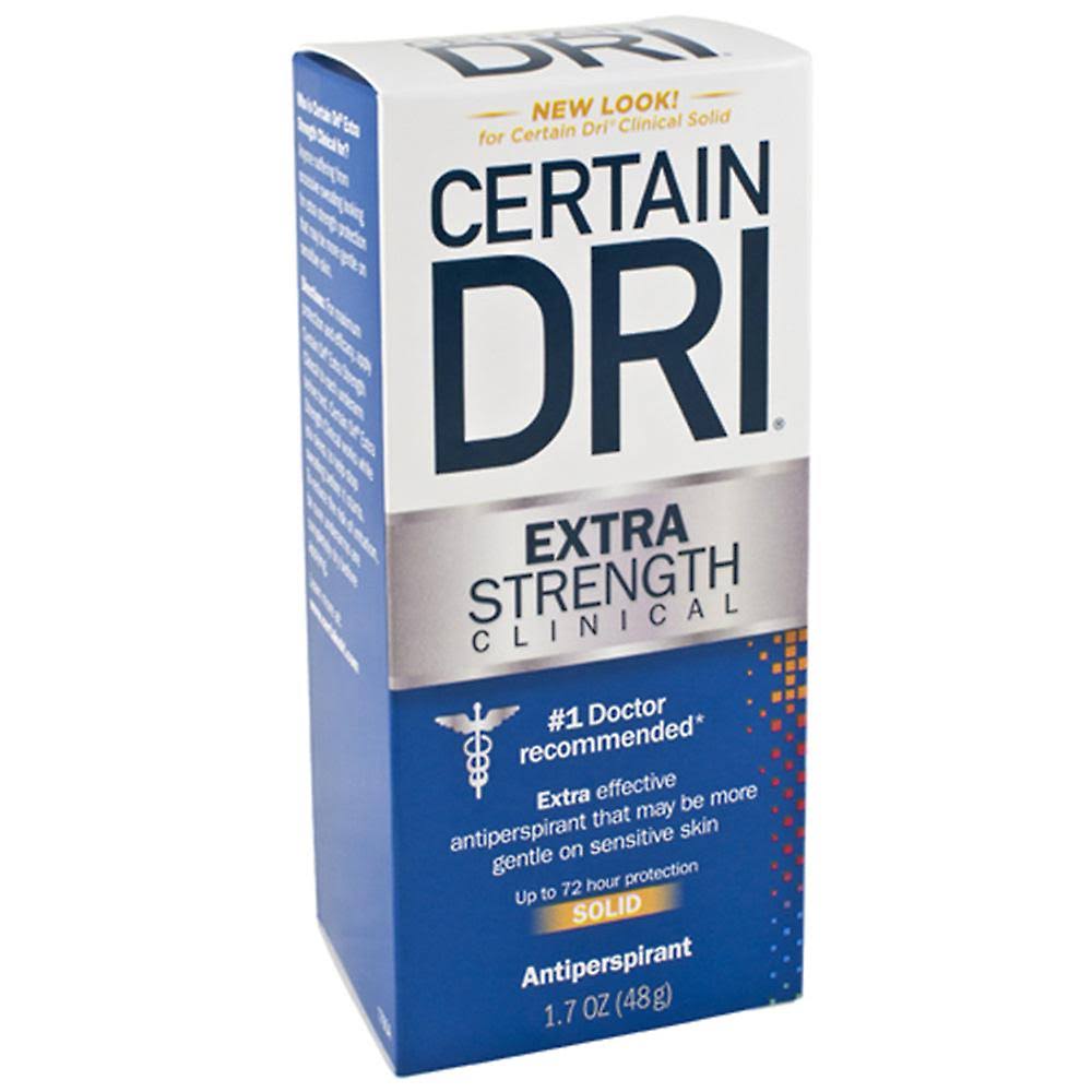 Certain Dri Solid Anti-Perspirant Deodorant - 1.7oz