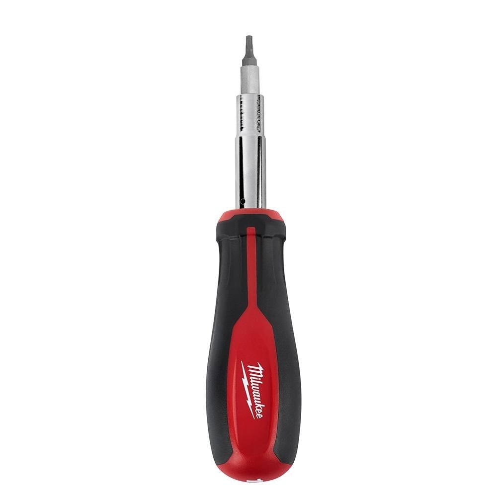 Milwaukee 11-in-1 Multi-Tip Screwdriver - with Square Drive Bits