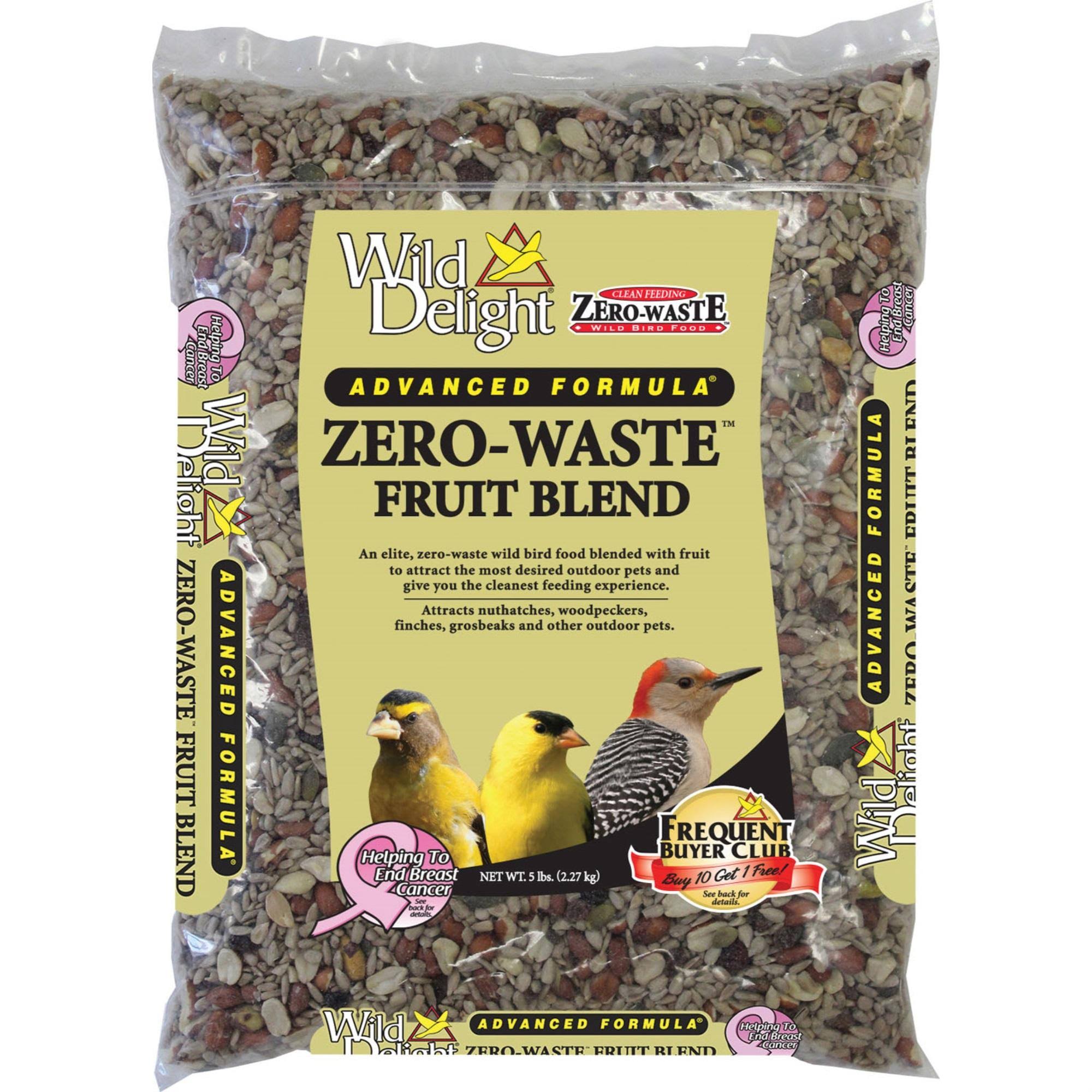 Wild Delight Zero Waste Fruit Blend Bird Food - 5lbs