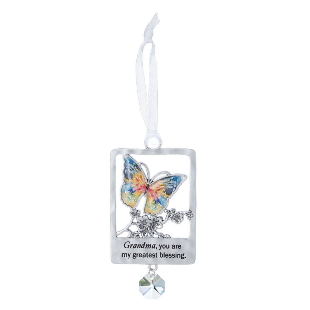 Ganz Blooming Butterflies Ornament - Grandma, You Are My Blessing