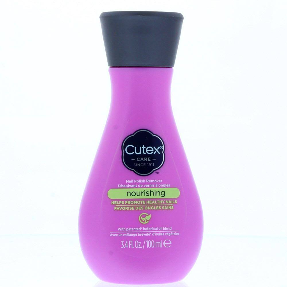 Cutex Care Nail Polish Remover, Nourishing - 3.4 fl oz