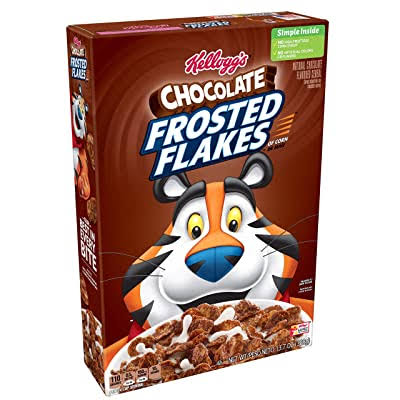 Kellogg's Breakfast Cereal - Chocolate Frosted Flakes, Low Fat, 13.7oz