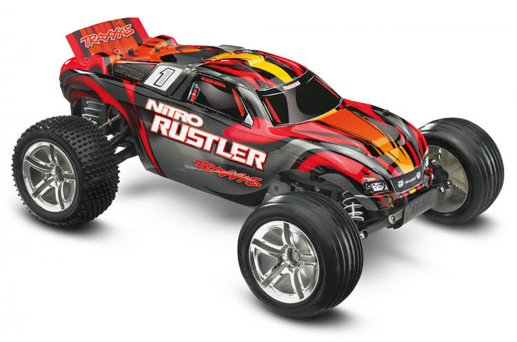 Traxxas Nitro Rustler TRX2.5 RTR TQi TSM (Red)