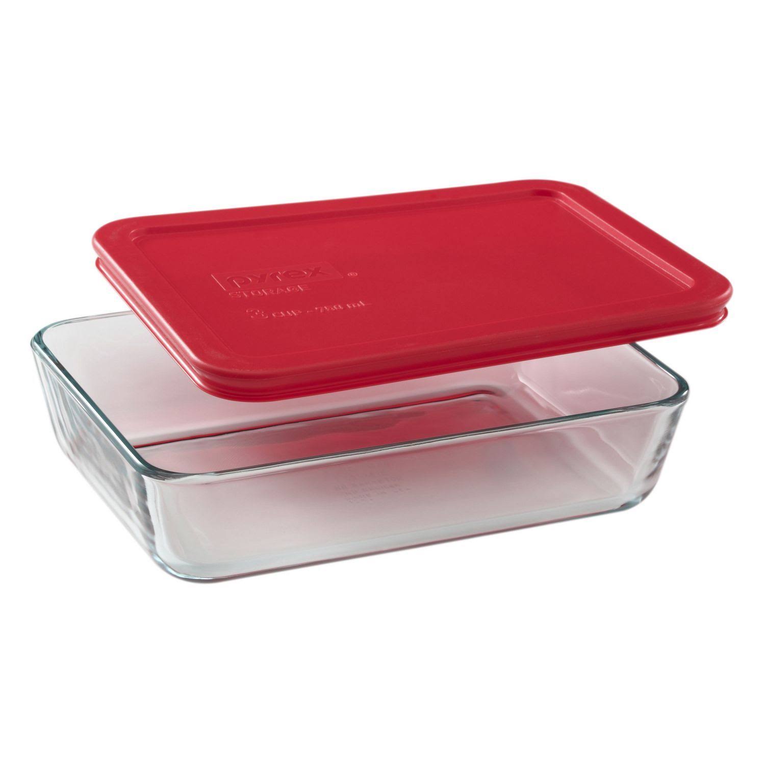 Pyrex Bakeware Rectangle Food Storage Container - 3 Cup