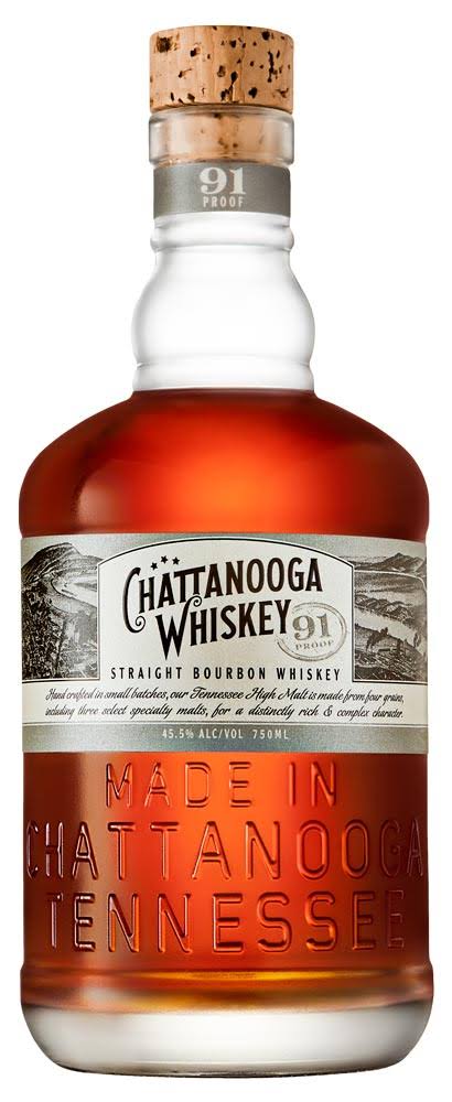 Chattanooga Whiskey Whiskey, Straight Bourbon - 750 ml