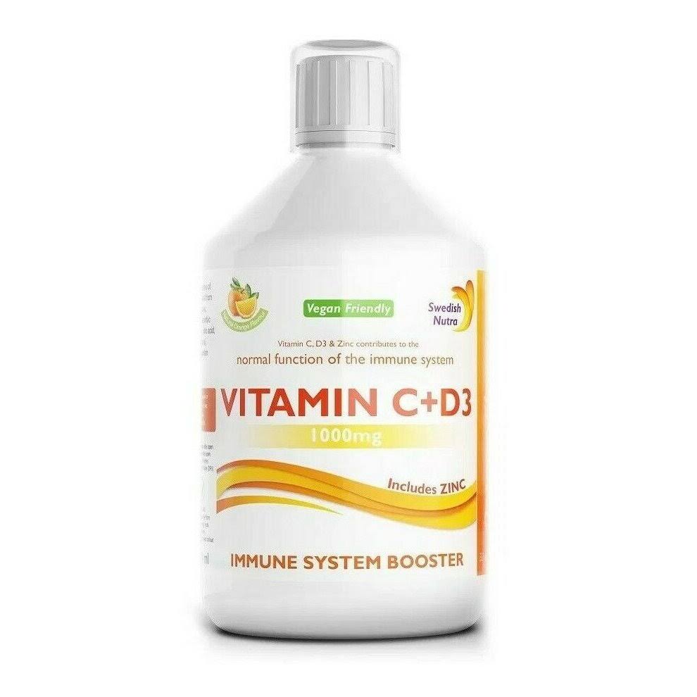Swedish Nutra Vitamin C & D3 (500ml)