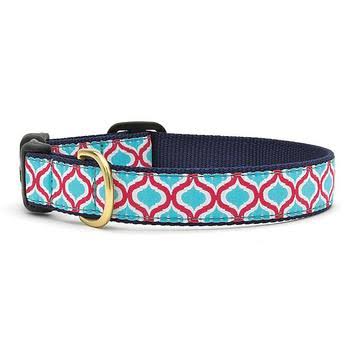 Blue Kismet Dog Collar by Up Country - Large - Wide 1”