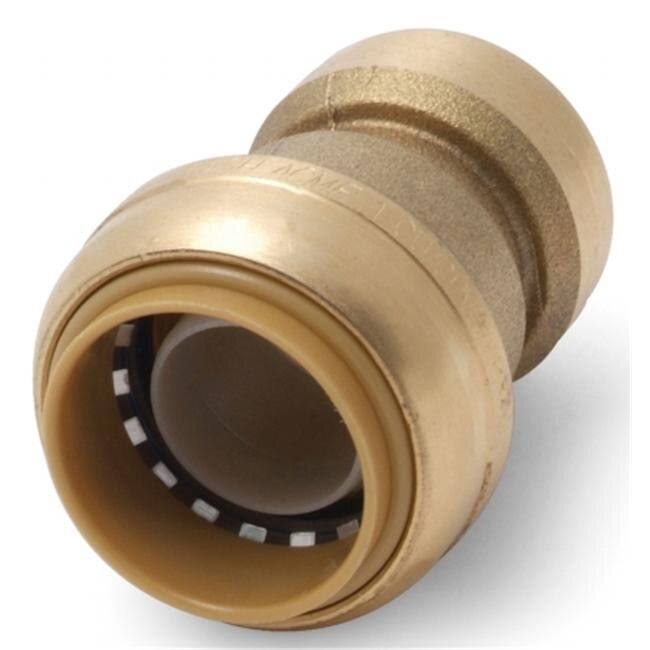 Sharkbite Push-to-Connect Reducer Coupling - Brass, 0.75"x0.5"