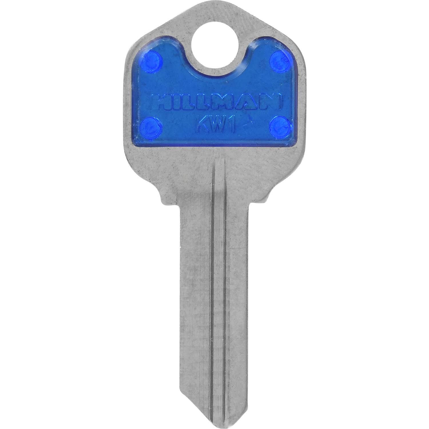 Hillman ColorPlus Universal Key Blank Single Sided - Blue