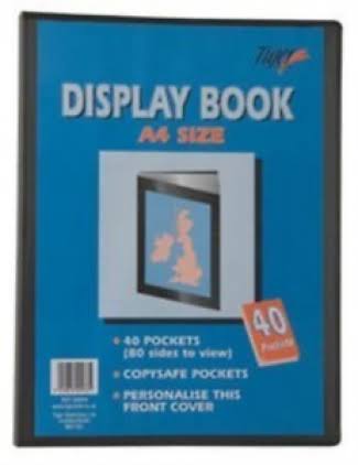 A4 Pocket Display Book - 20 Pockets