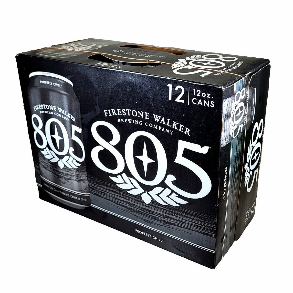 Firestone Walker Beer, 805, 12 Pack - 12 pack, 12 oz cans