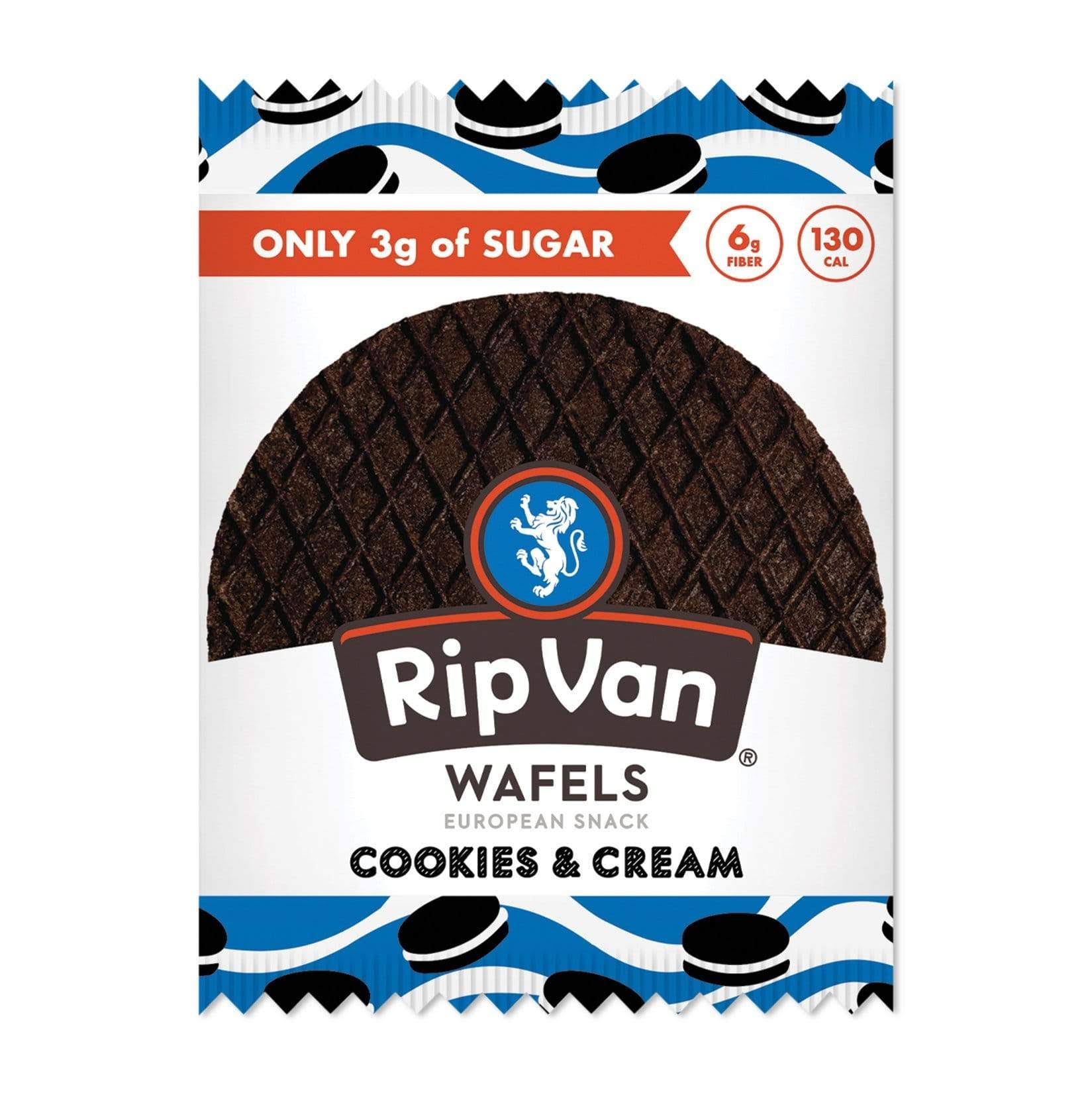 Rip Van Wafels, Wafels, Cookies & Cream, 1.16 oz (33 g)