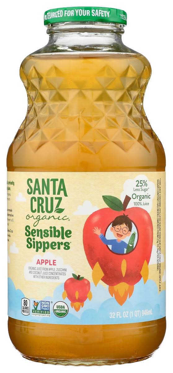 Santa Cruz KHRM00399332 32 fl oz Organic Sensible Sippers Apple Juice