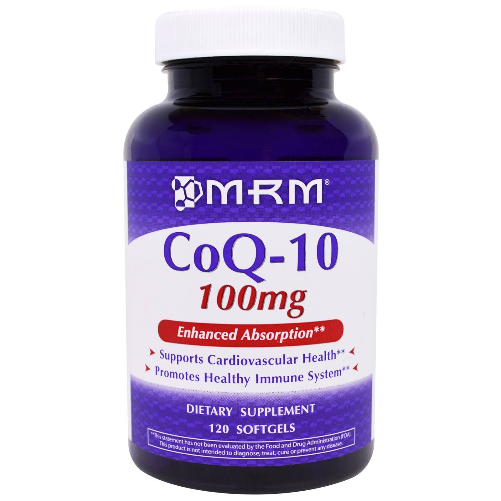 MRM CoQ-10 - 100mg, 60 Softgels
