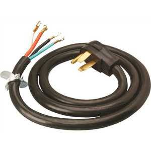 Coleman Cable 4-Range Power Cord - Black, 50A