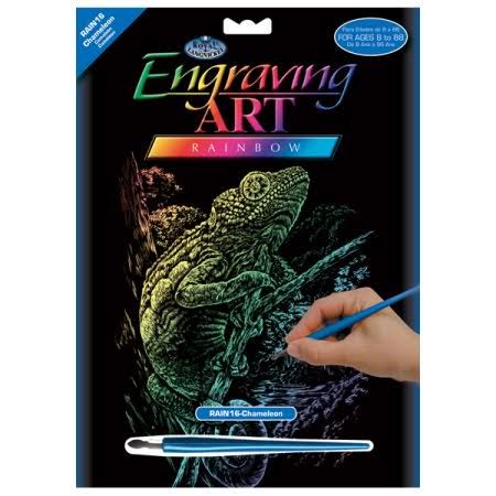 Royal and Langnickel Rainbow Engraving Art - Chameleon