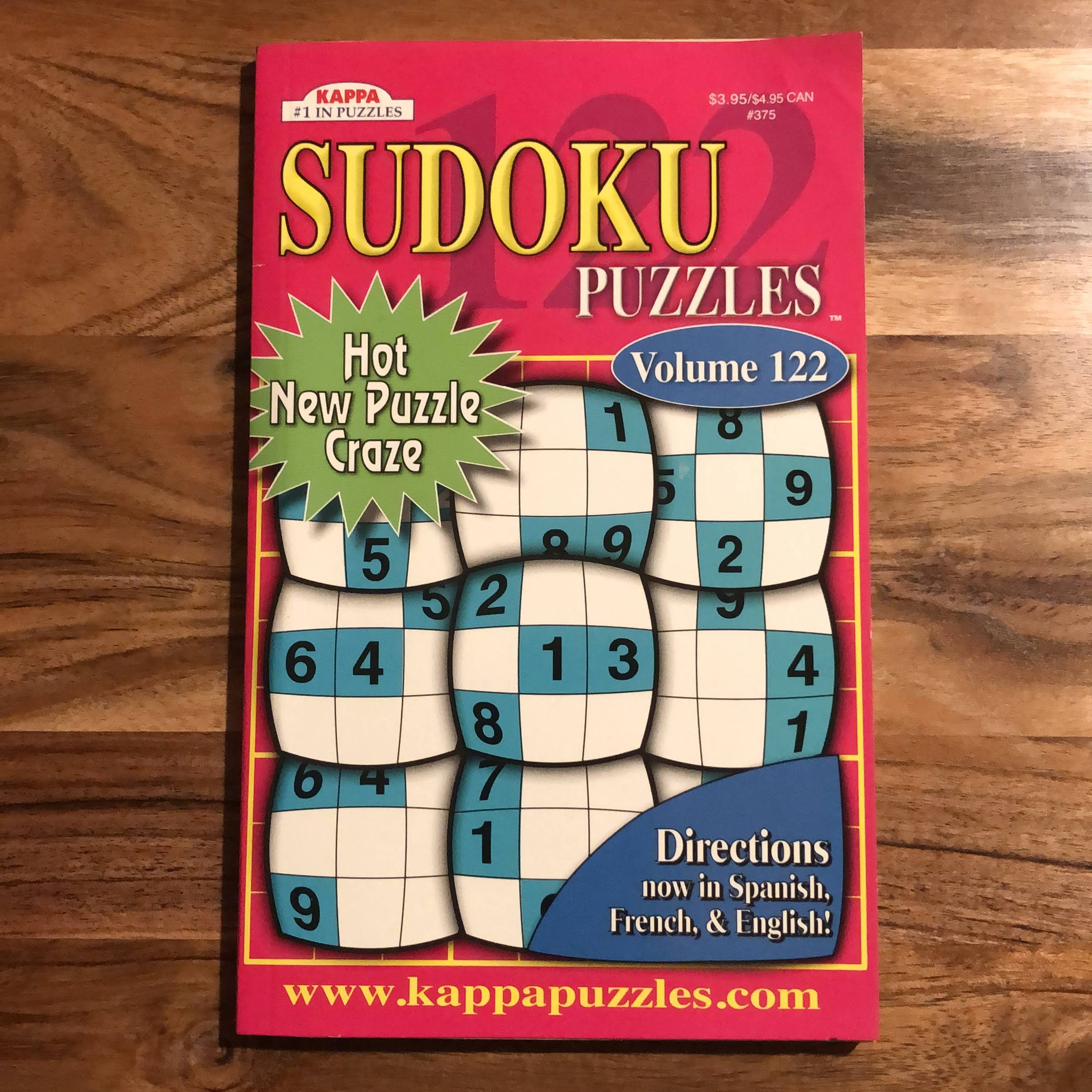 Kappa Sudoku Puzzles Book - Digest Size Case Pack 24