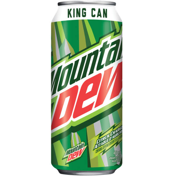 Mtn Dew Soft Drink, 473Ml Can