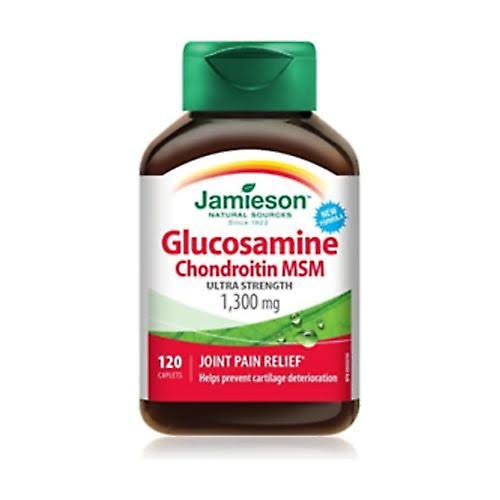 Jamieson Glucosamine Chondroitin MSM 1300mg Caplets - x120