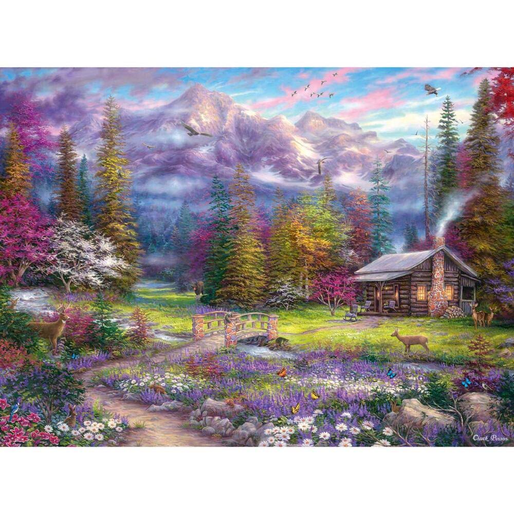 Buffalo Games Escapes Puzzle Inspirations Of Spring Chuck Pinson Puzzle - 1000 Pieces