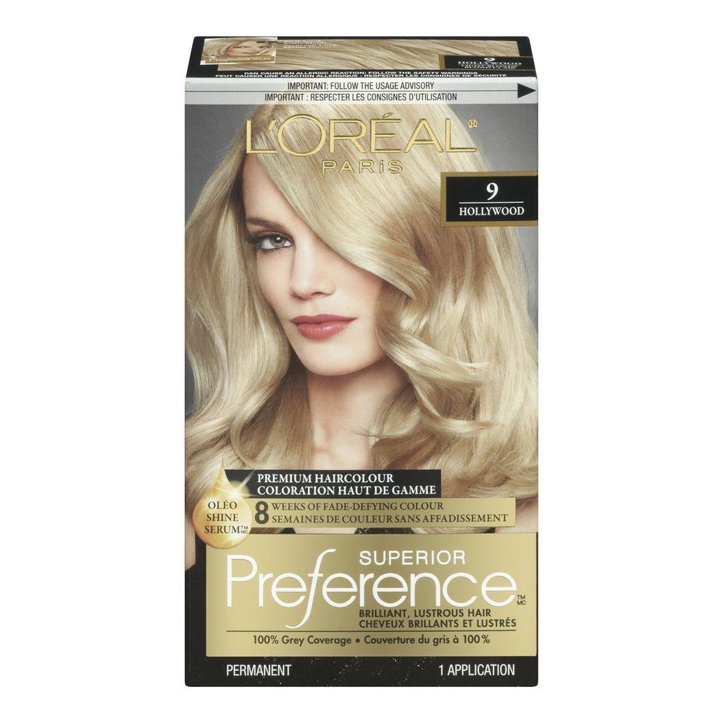 L'Oreal Paris Superior Preference Hair Color - 9, Light Blonde