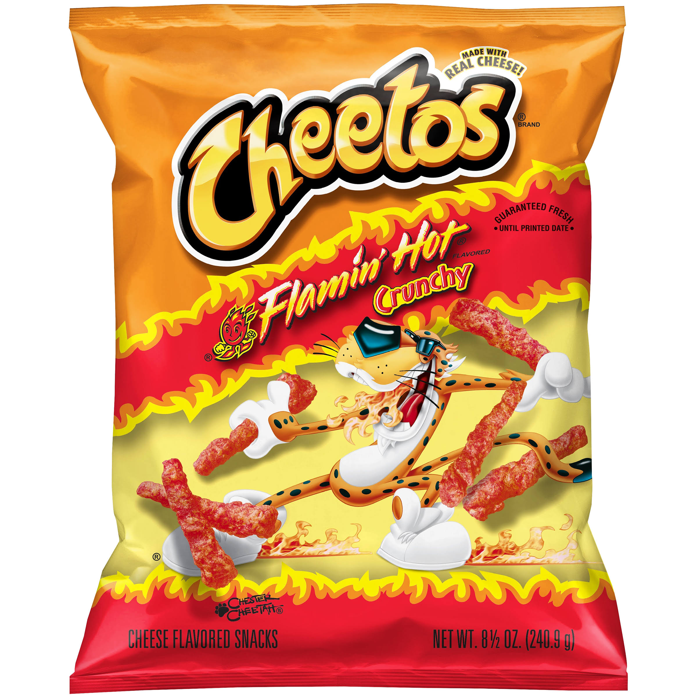 Cheetos Crunchy Cheese Snacks - Flamin' Hot, 8.5oz
