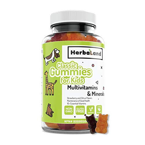 Herbaland Vegetarian Multivitamins Classic Gummies for Kids - 13 Essen