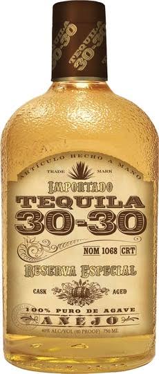 Tequila 30-30 Anejo 750ml Bottle