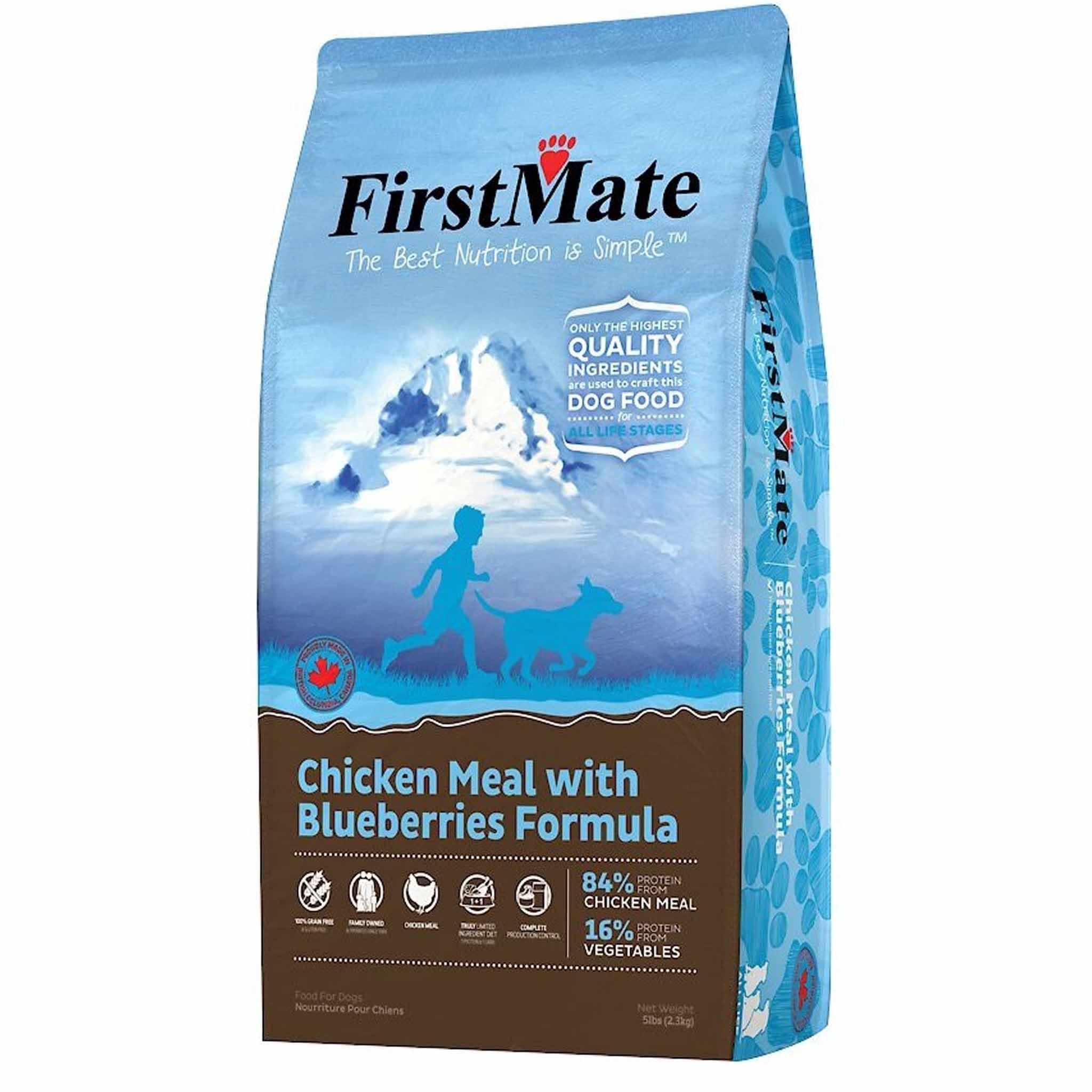 FirstMate Dog Food - Chicken with Blueberries, 28.6lb