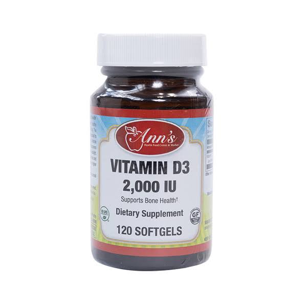 Vitamin D3 Dietary Supplement, 2000 IU - 120 ct