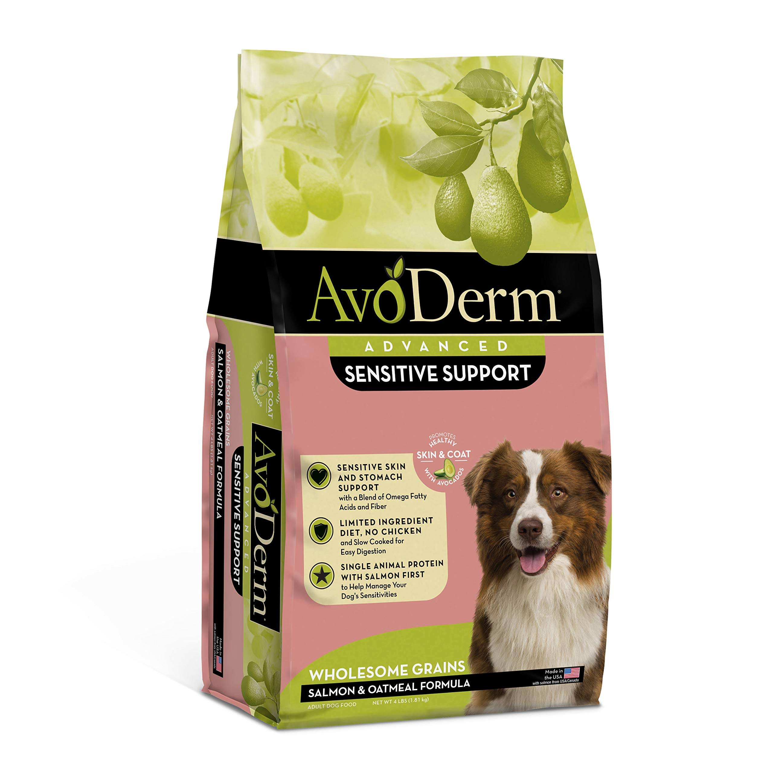 AvoDerm Advanced Sensitive Support Salmon & Oatmeal Formula Dry Dog Food 4lb