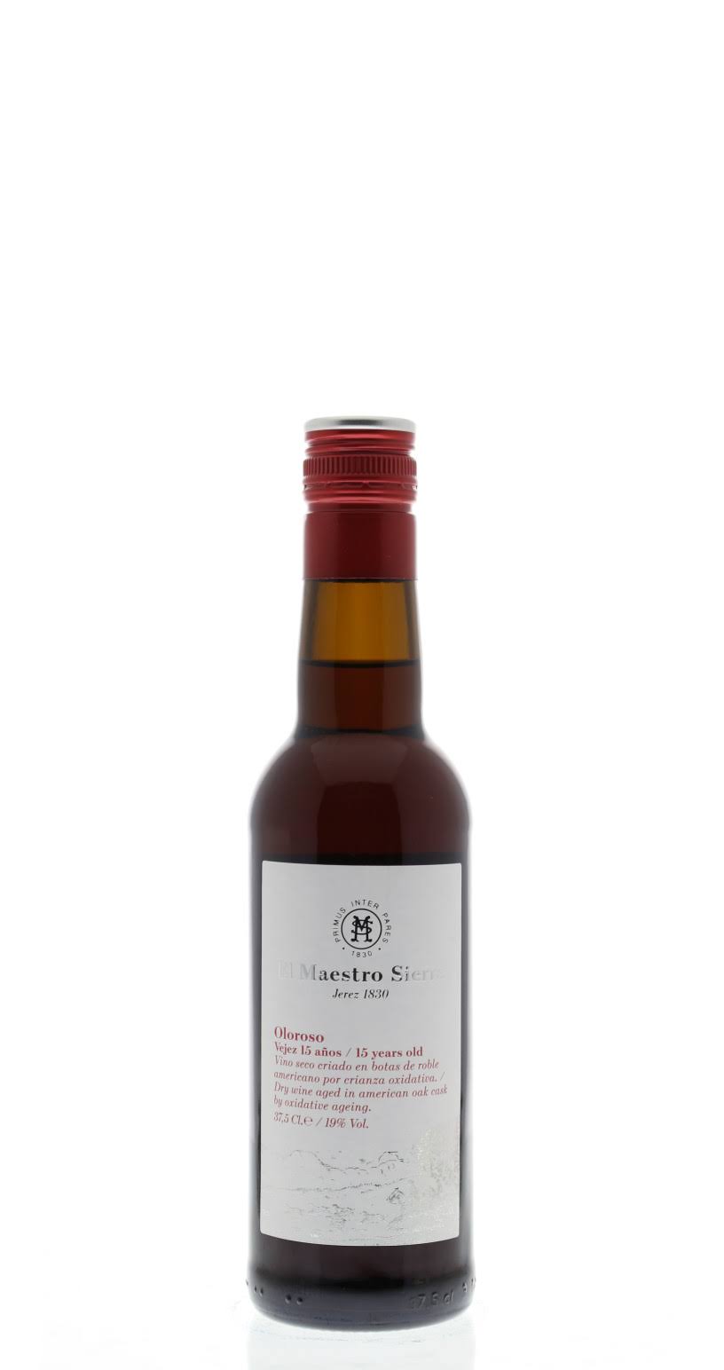 El Maestro Sierra 15 Year Oloroso Sherry, Spain (Vintage Varies) - 375 ml bottle