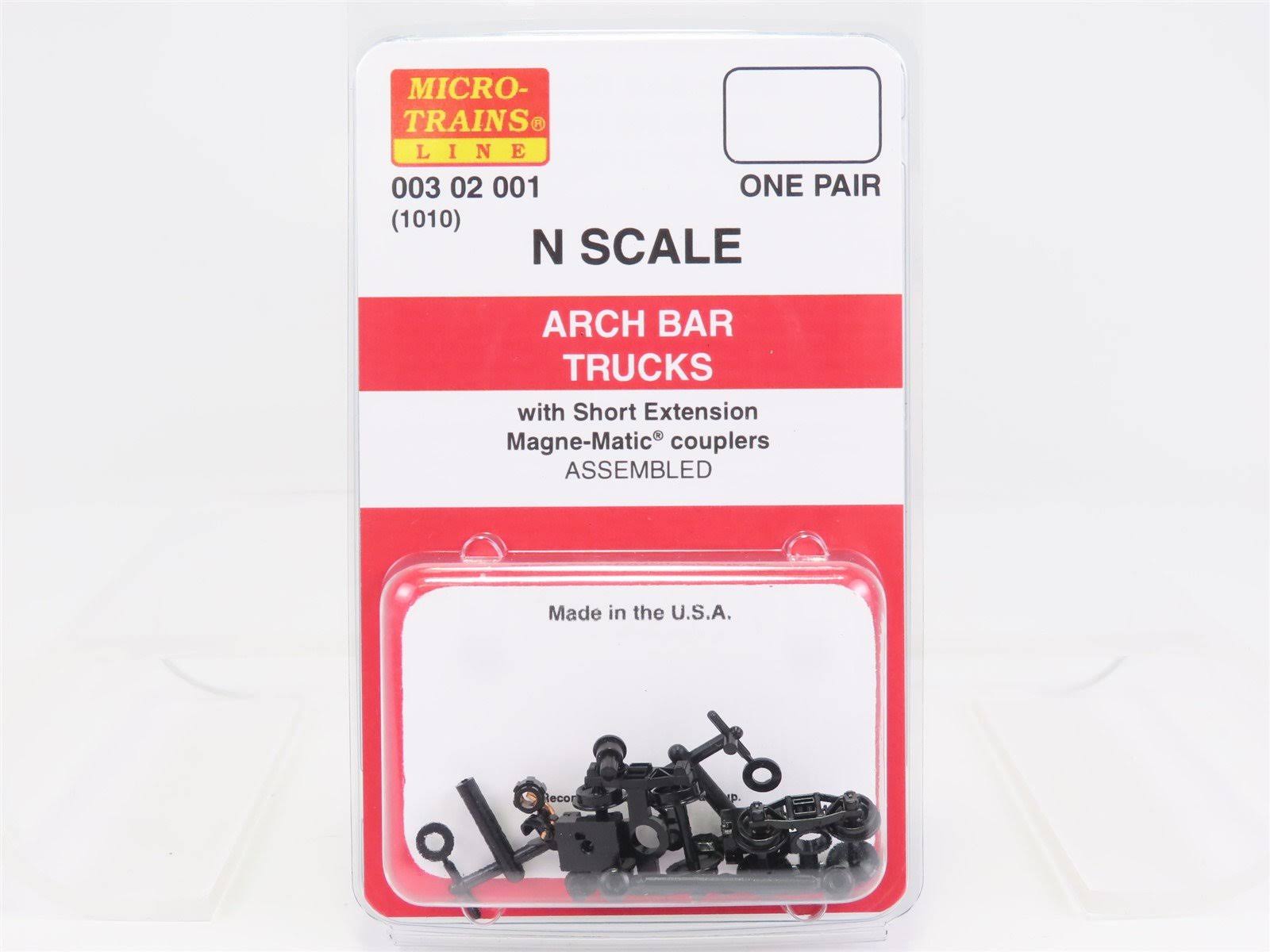 Micro Trains Archbar Truck N Scale with Short Extension 00302001