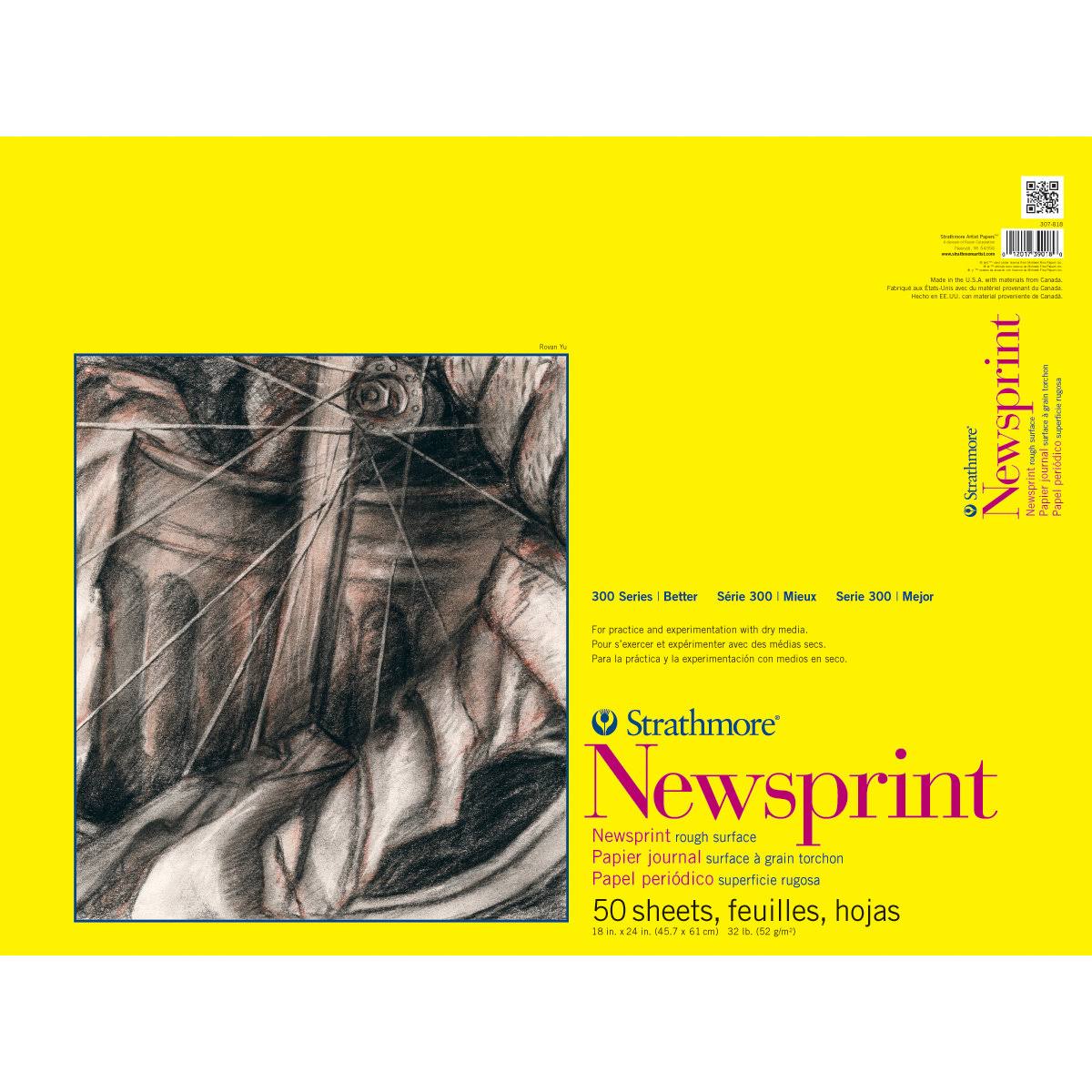 Strathmore Newsprint Paper Pad - 50 Sheets