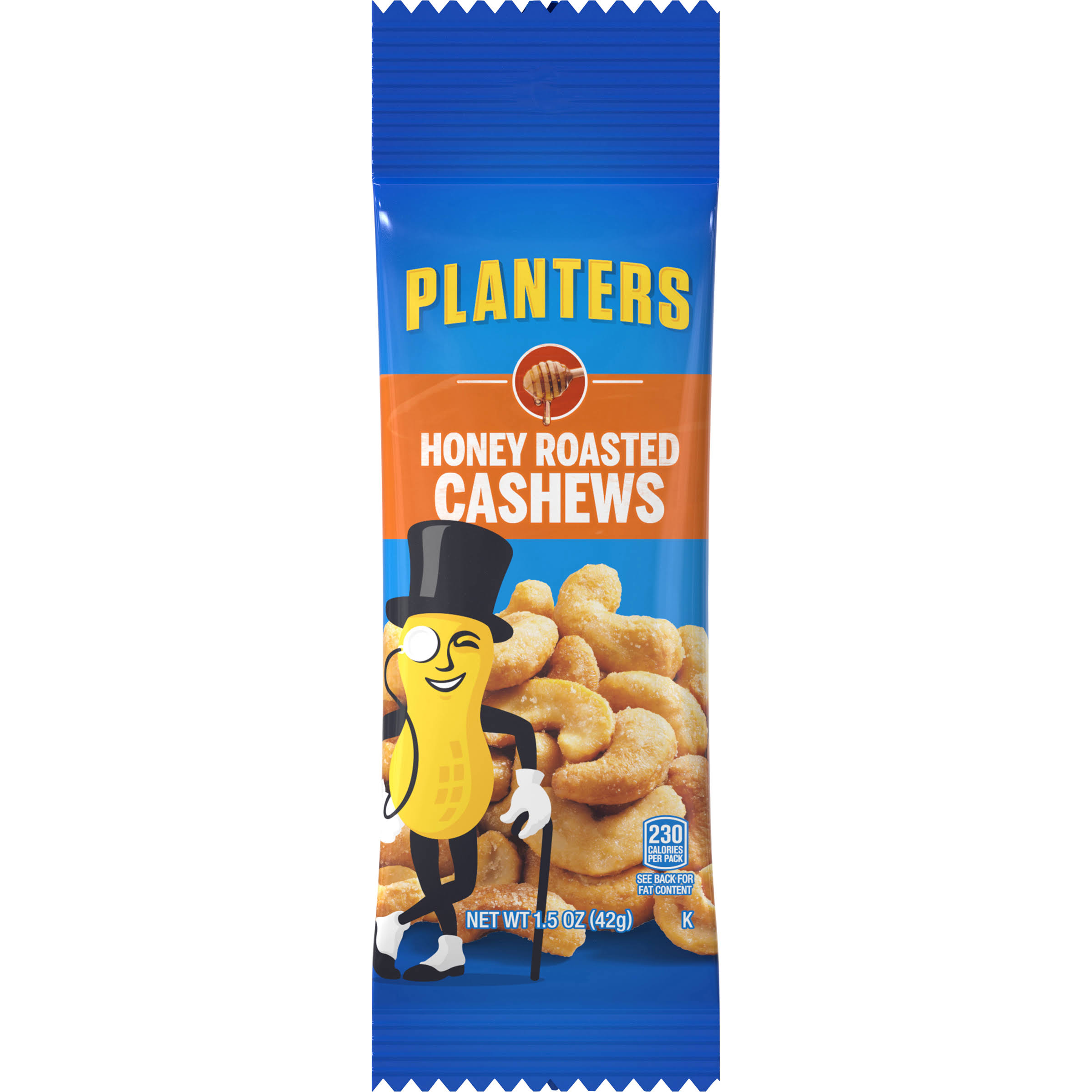 Planters Cashews, Honey Roasted - 1.5 oz