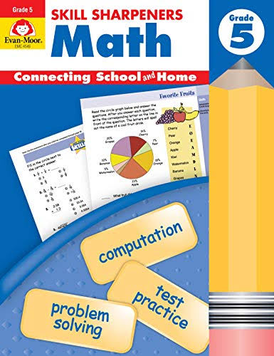 Math Skill Sharpeners Book: Grade 5 - Evan-moor