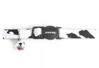 Safety Buckle Cat Collar Camoflage Black & White