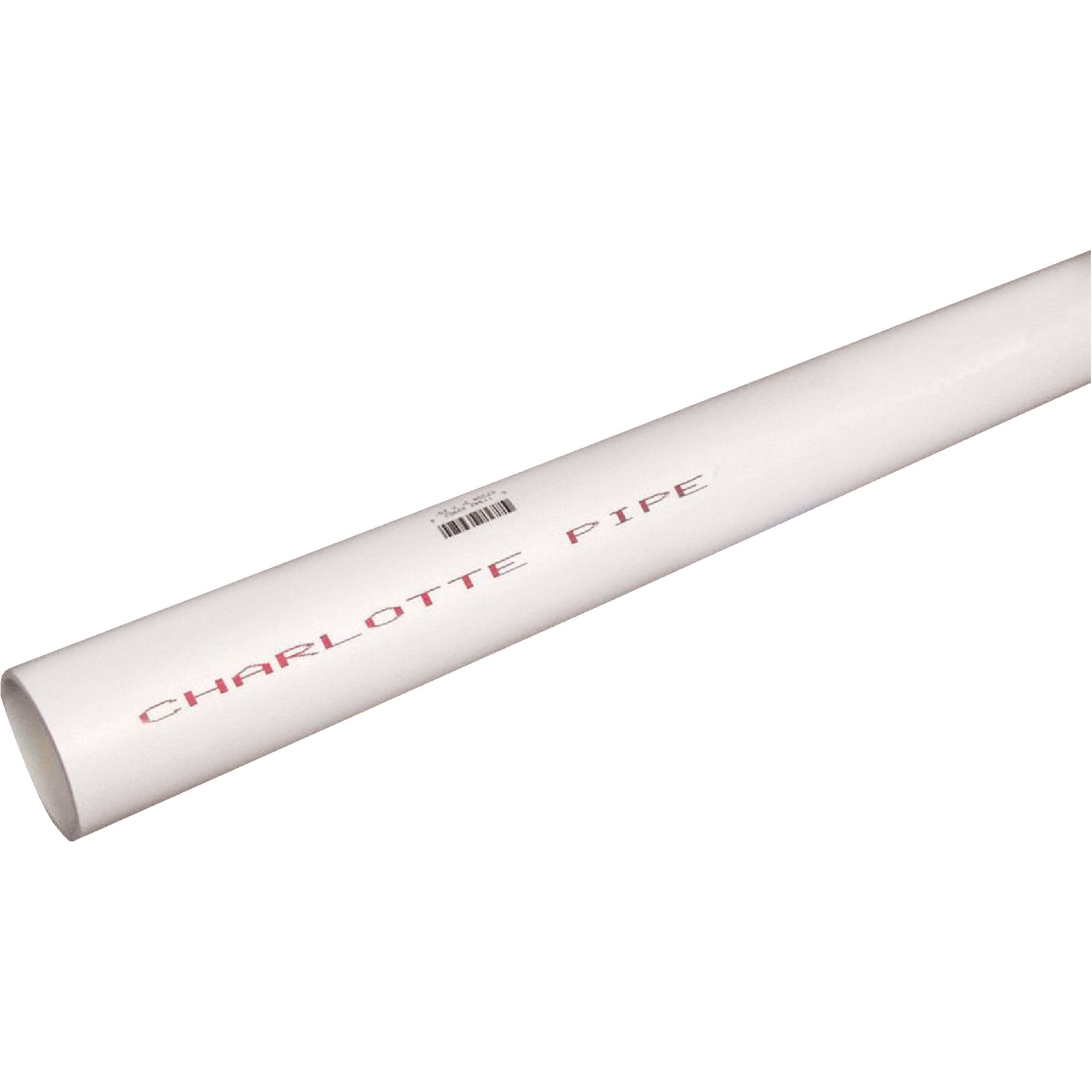 Charlotte Pipe 1-1/2"x20' Schedule 40 PVC Bell End Pipe